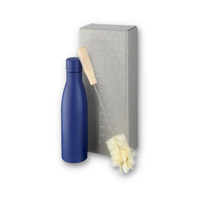 Copper Insulated Bottle With Brush Set